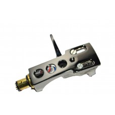 Titanium Plated Cartridge and Headshell unit with Stylus fits Sharp RP 105H, RP 1500, RP 2626, RP 2727H, RP 3500, RP 3636, RP 5200H, RP 7505, SG 500H, STY 158
