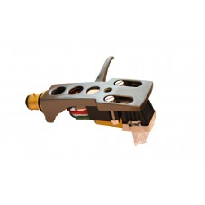 Titanium Plated Cartridge and Headshell unit with Stylus fits Pioneer PL 518, PL 530, PL 550, PL 570, PL 600, PL 630, PL 1170, PL A35, PL A45D, PL-PL530570