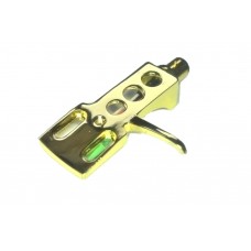 Gold plated Headshell Tonearm cartridge mount for Aiwa AP D50, AP 2200, AP 2060N, AP2500, LP3000