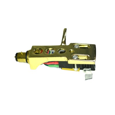 Gold plated Cartridge and Headshell unit with Stylus fits Vestax PDX 2000, PDX 2000 Mk2, PDX 2300, PDX 2300 Mk2, PDX 3000, PDX 3000 Mk2, PDX 8000, PDT 5000, BDT 2600