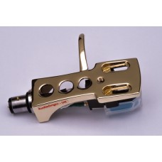 Gold plated Cartridge and Headshell unit with Stylus fits Gemini XL100, XL120, XL200, XL300, XL500, XL600, XL1800Q, VINYL 2 MP3