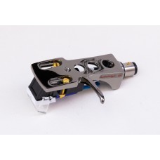 Titanium Plated Cartridge and Headshell unit with Stylus fits aiwa AP D50, AP 2200, AP 2060N, AP2500, LP3000