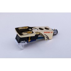 Gold plated Cartridge and Headshell unit with Stylus fits Optonica STY158