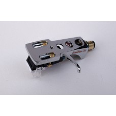 Chrome Plated Cartridge and Headshell unit with Stylus fits Sansui SR838, SR929, SR1050, SR2020, SR2050, SR3030, SR4040, SR4050, SR5090