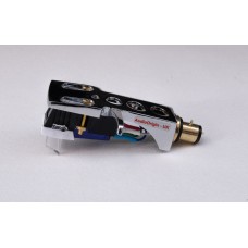 Chrome Plated  Cartridge and Headshell unit with Stylus fits Sanyo (Otto) TP 1020, TP 1200, ME AND LURCH, DCX901, DCXW17, ST09, ST59U, ST868J, STW40J, W40 (CD)
