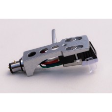 Silver Cartridge and Headshell unit with Stylus fits Gemini PT2410, PT2600, PDT6000, SA600, SA2400, SV2200, Q1300, XLBD40, XLDD20