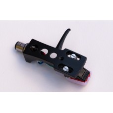 Black Cartridge and Headshell unit with Stylus fits Stanton T.62, T62, T.50, T50, T50, T.50, T52, T.52, T.55 usb, T60, T.60, T80, T.80