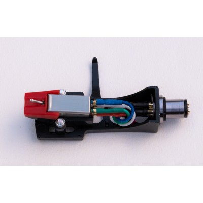 Black Cartridge and Headshell unit with Stylus fits Hitachi HT320, HT324, HT350, HT353,  HT354,  HT355, HT356, HT460, HT463, HT464, HT550, HT840, HT860