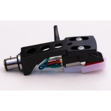 Black Cartridge and Headshell unit with Stylus fits Kenwood, Trio N69, P31, P43, PC200, PC350, PC400, PC1200,  PC2000, KD550, KD650, KD750, KD850,  KD990