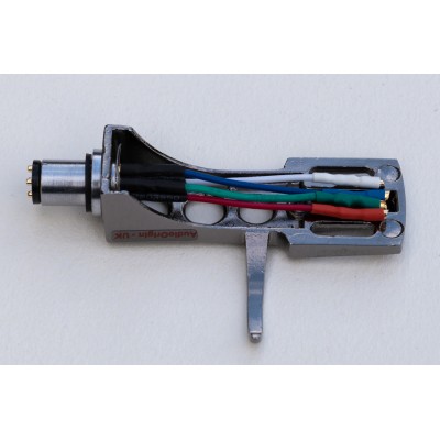 Titanium plated Headshell Tonearm cartridge mount for Fisher MT6250, MT6330, MT6335