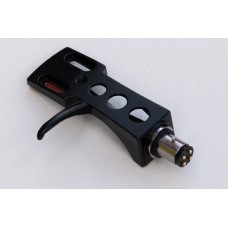 Black Headshell Tonearm cartridge mount for Hitachi HT320, HT324, HT350, HT353, HT354, HT355, HT356, HT460, HT463, HT464, HT550, HT840, HT860
