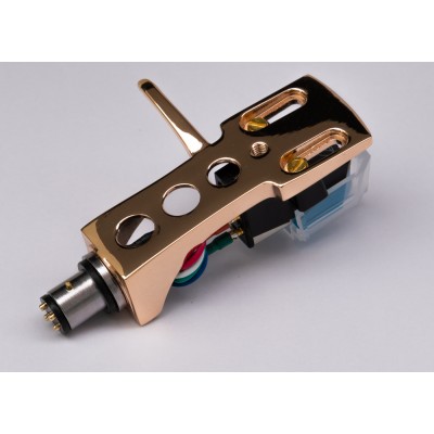 Rose Gold plated Cartridge and Headshell unit with Stylus fits Gemini TT01, TT02, TT03, TT04, TT1000, TT1100, HD15, CDT05, PT1000, PT2000, PT2100, PT2400