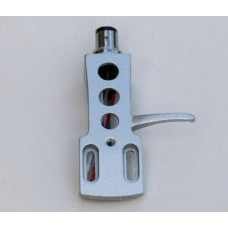 Silver Headshell Tonearm cartridge mount for JVC L A11, L A55, L F66, QL F4, QL F6, QL Y3F, QL Y5F, QL Y66F, QL Y7, SRP 473E